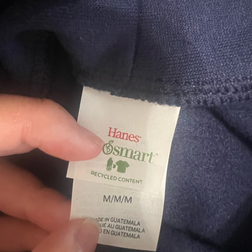 Hanes Blue Lacrosse Hoodie - Picture 7 of 8